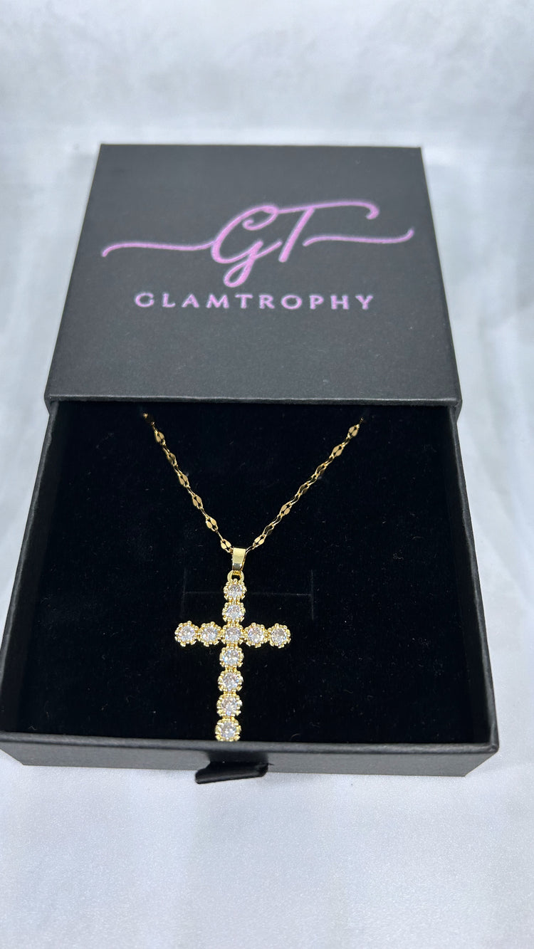 Cross Diamond necklace