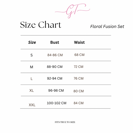 Floral Fusion BLUE CO-ORD SET