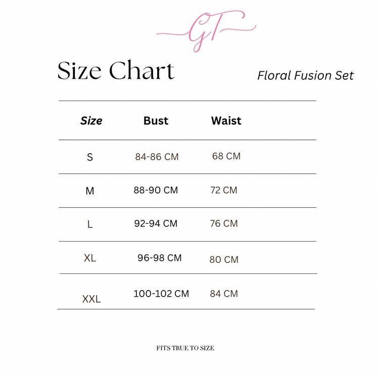 Floral Fusion PINK/RED CO-ORD SET