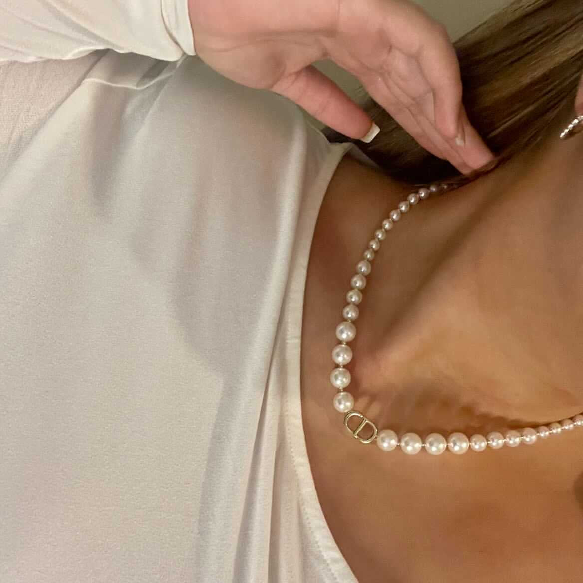 CD Pearl choker